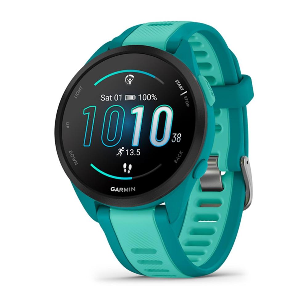 Garmin Forerunner 165 Music, Reloj Inteligente para Correr con GPS, Pantalla Táctil AMOLED, Métricas Optimizadas, Planes de Entrenamiento, Pay, Autonomía de 11 Días, Azul