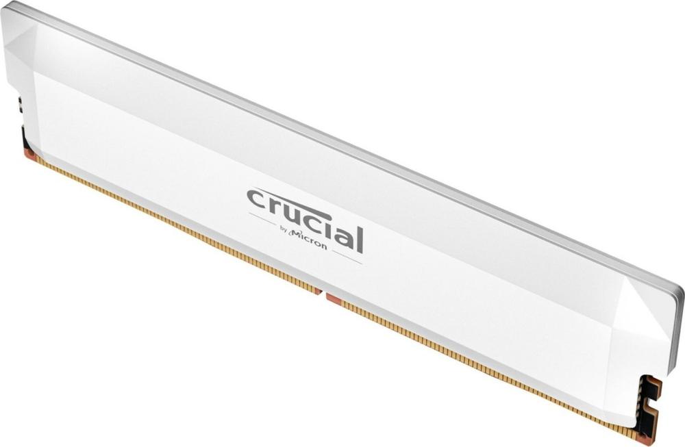 MEMORIA RAM DDR5 16GB CRUCIAL PRO / UDIMM / 6400 MHZ / PC5-51200 / BLANCA
