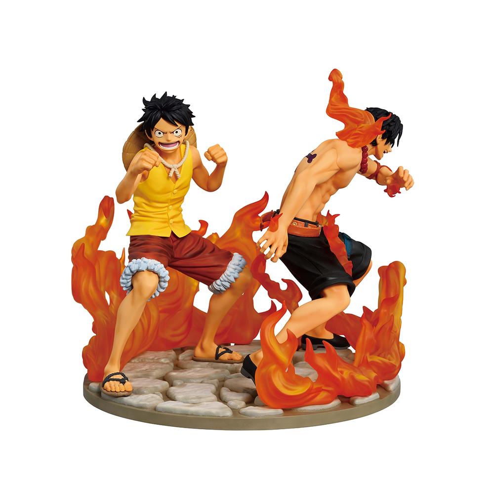 FIGURA ICHIBANSHO ONE PIECE ACE & LUFFY (DRAMATIC MEMORIES) 15CM