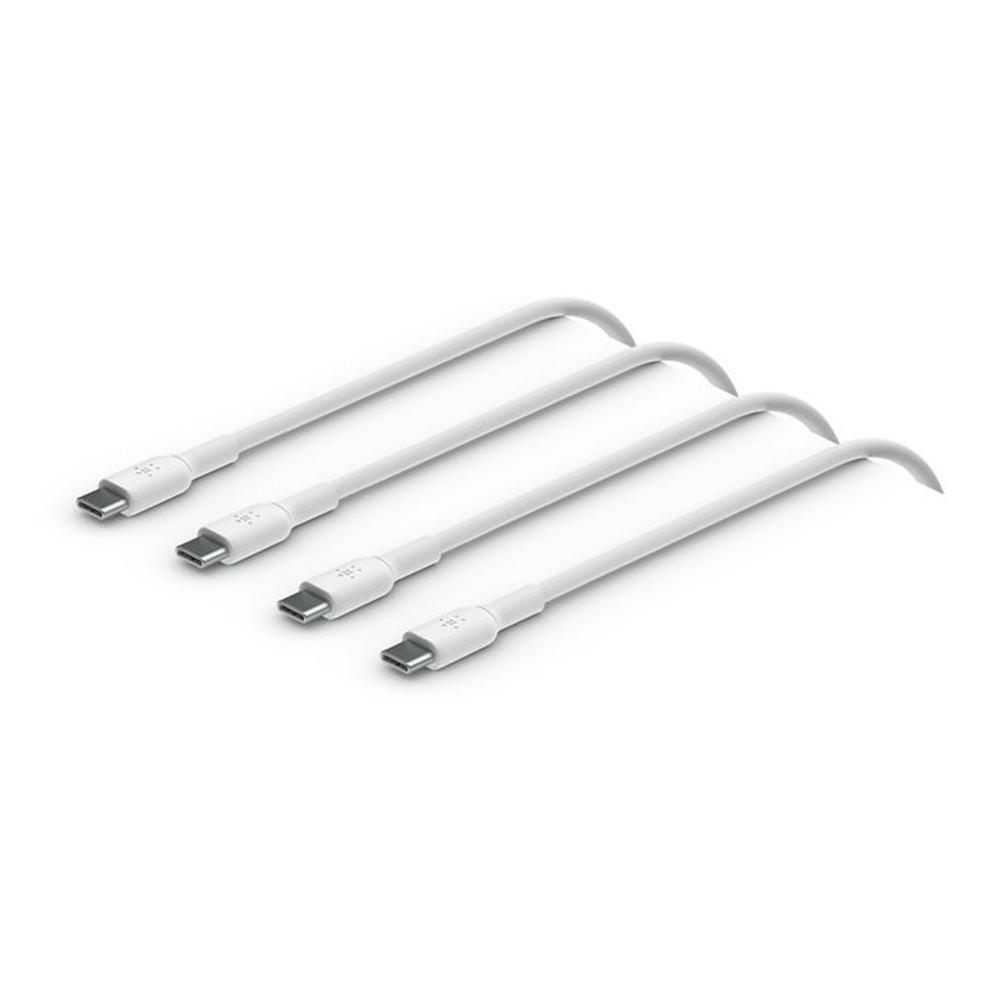 CABLE USB TIPO C BELKIN 1M/ MACHO-MACHO/ BLANCO 2 UNIDADES
