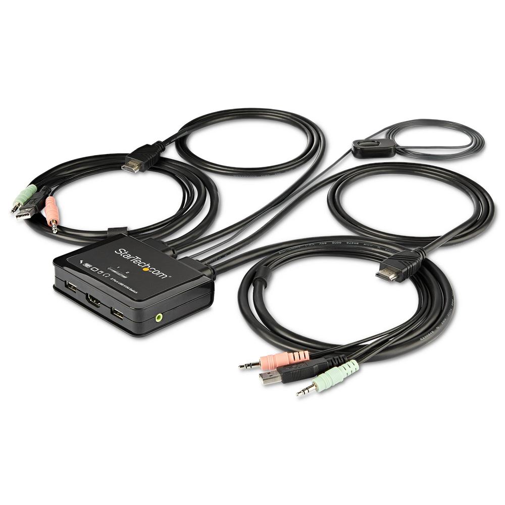 CONMUTADOR KVM STAR TECH 2 USB 2 HDMI SWITCH 4K