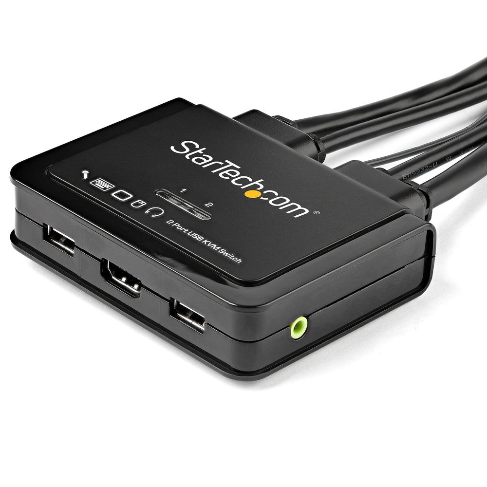 CONMUTADOR KVM STAR TECH 2 USB 2 HDMI SWITCH 4K
