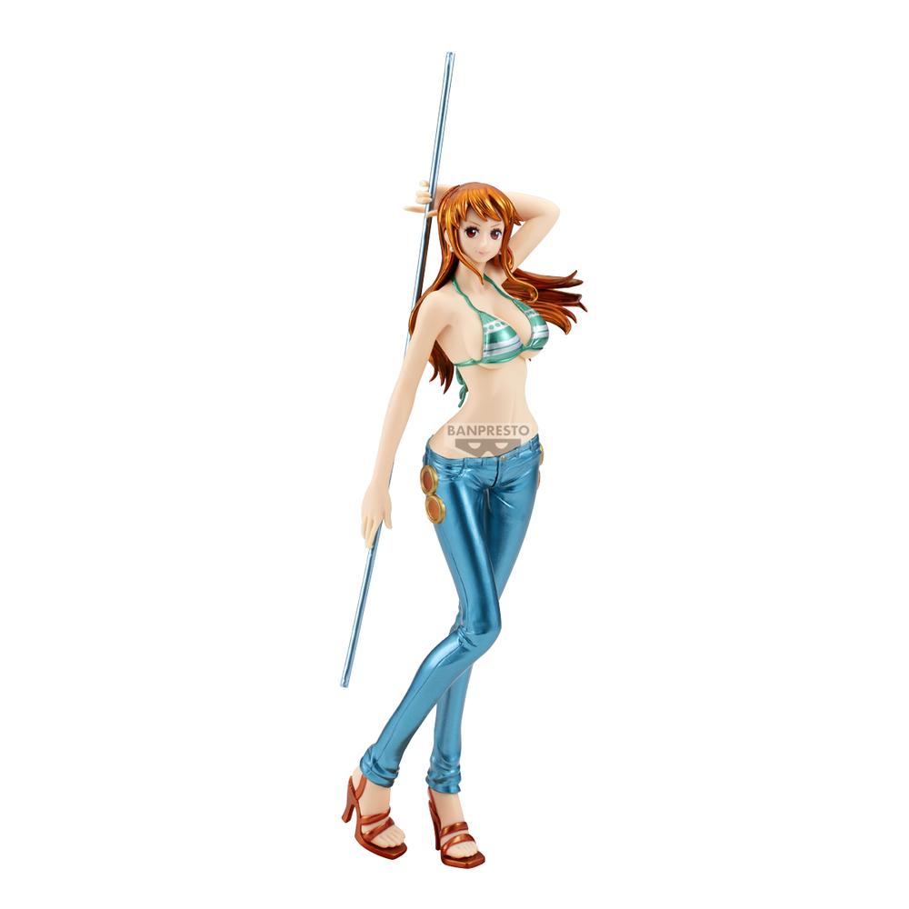 FIGURA BANPRESTO ONE PIECE GLITTER & GLAMOURS NAMI SPECIAL COLOR VER.A