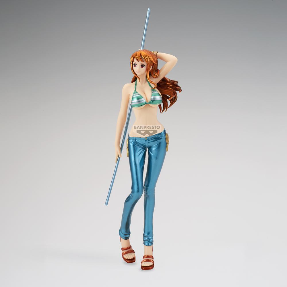 FIGURA BANPRESTO ONE PIECE GLITTER &amp; GLAMOURS NAMI SPECIAL COLOR VER.A