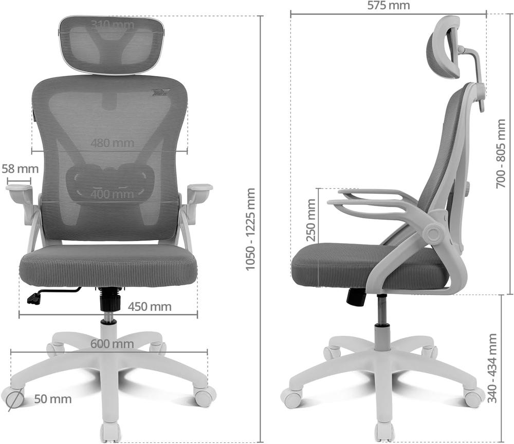SILLA GAMING DRIFT DRAIR35 BLANCA/GRIS