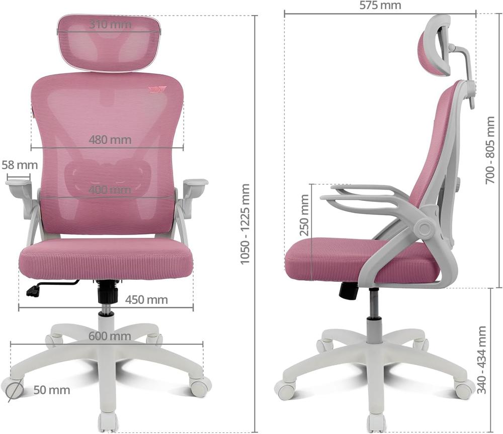 SILLA GAMING DRIFT DRAIR35 BLANCA/ROSA