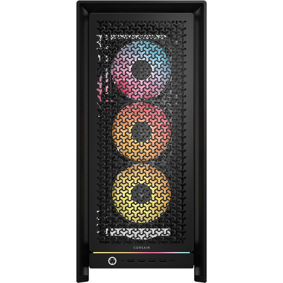 CAJA ORDENADOR GAMING CORSAIR FRAME 5000D RS ATX ARGB CRISTAL TEMPLADO NEGRA