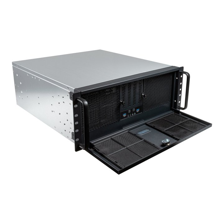 CAJA RACK UNYKACH 4U 19" PLATA