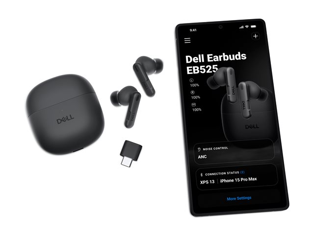 AURICULARES DELL PRO PLUS EARBUDS INALAMBRICO NEGRO