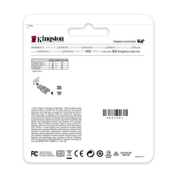 LECTOR DE TARJETAS MICRO SD KINGSTON MOBILELITE PLUS USB 3.1