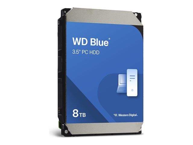 DISCO DURO INTERNO HDD WD WESTERN DIGITAL BLUE WD80EAAZ 8TB 8000GB 3.5" SATA 6GB/S 5640RPM 256MB