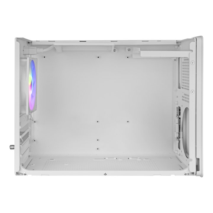 CAJA ORDENADOR MARS GAMING MCXPS MATX CRISTAL TEMPLADO BLANCA