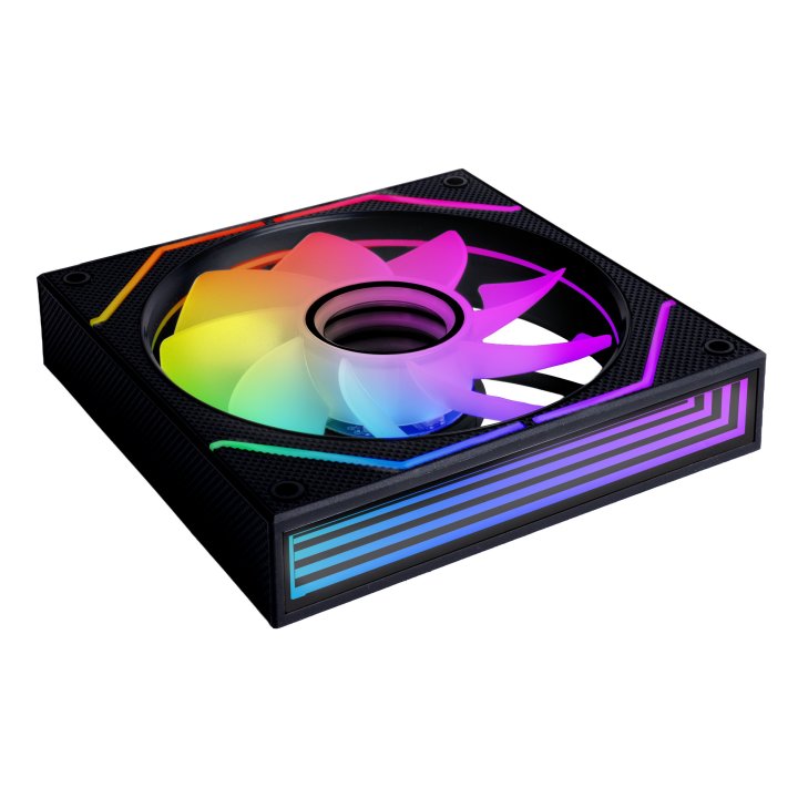 VENTILADOR MARS GAMING MF3DPROX2R ARGB 2X 120MM NEGRO