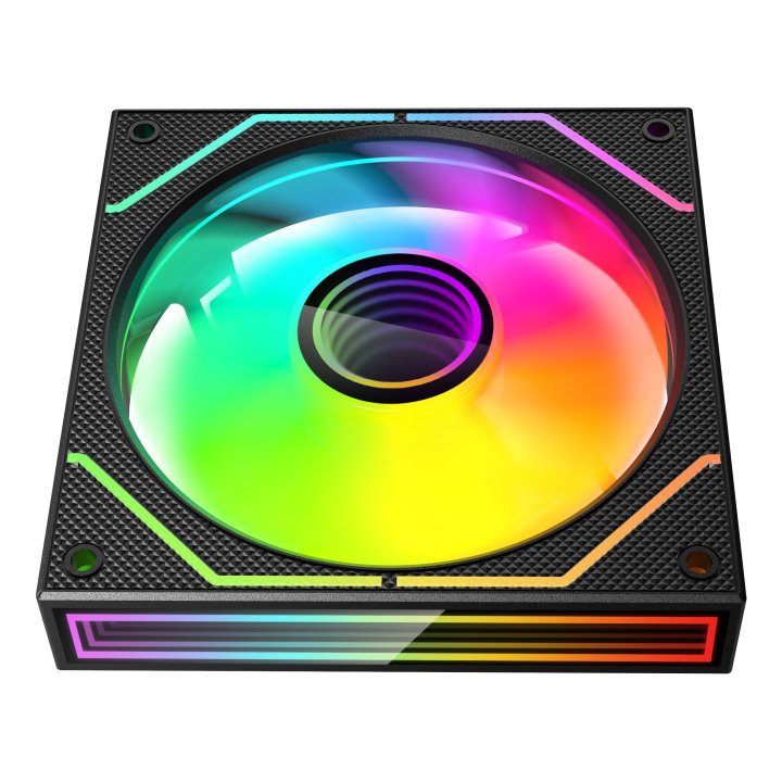VENTILADOR MARS GAMING MF3DPROX2R ARGB 2X 120MM NEGRO