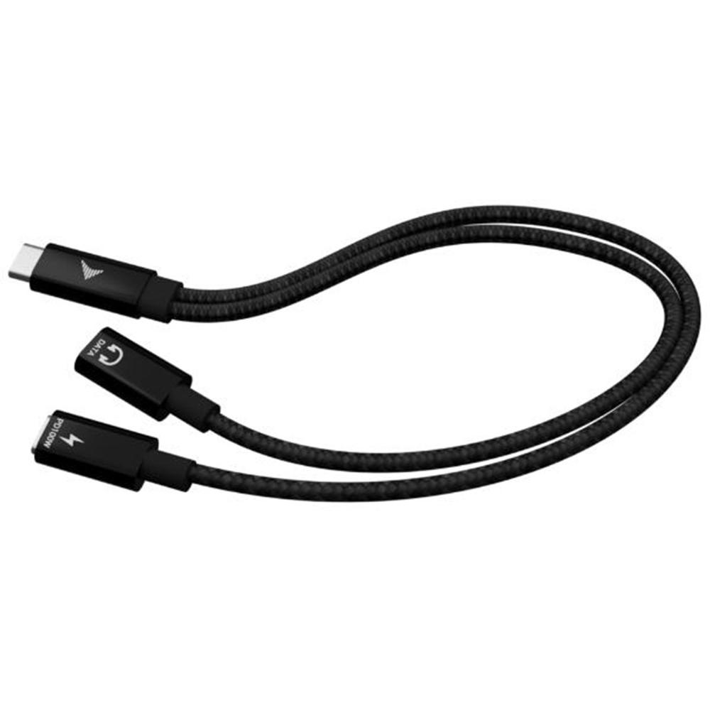 CABLE USB TIPO C I-TEC 0.3M/ MACHO-HEMBRA/ NEGRO