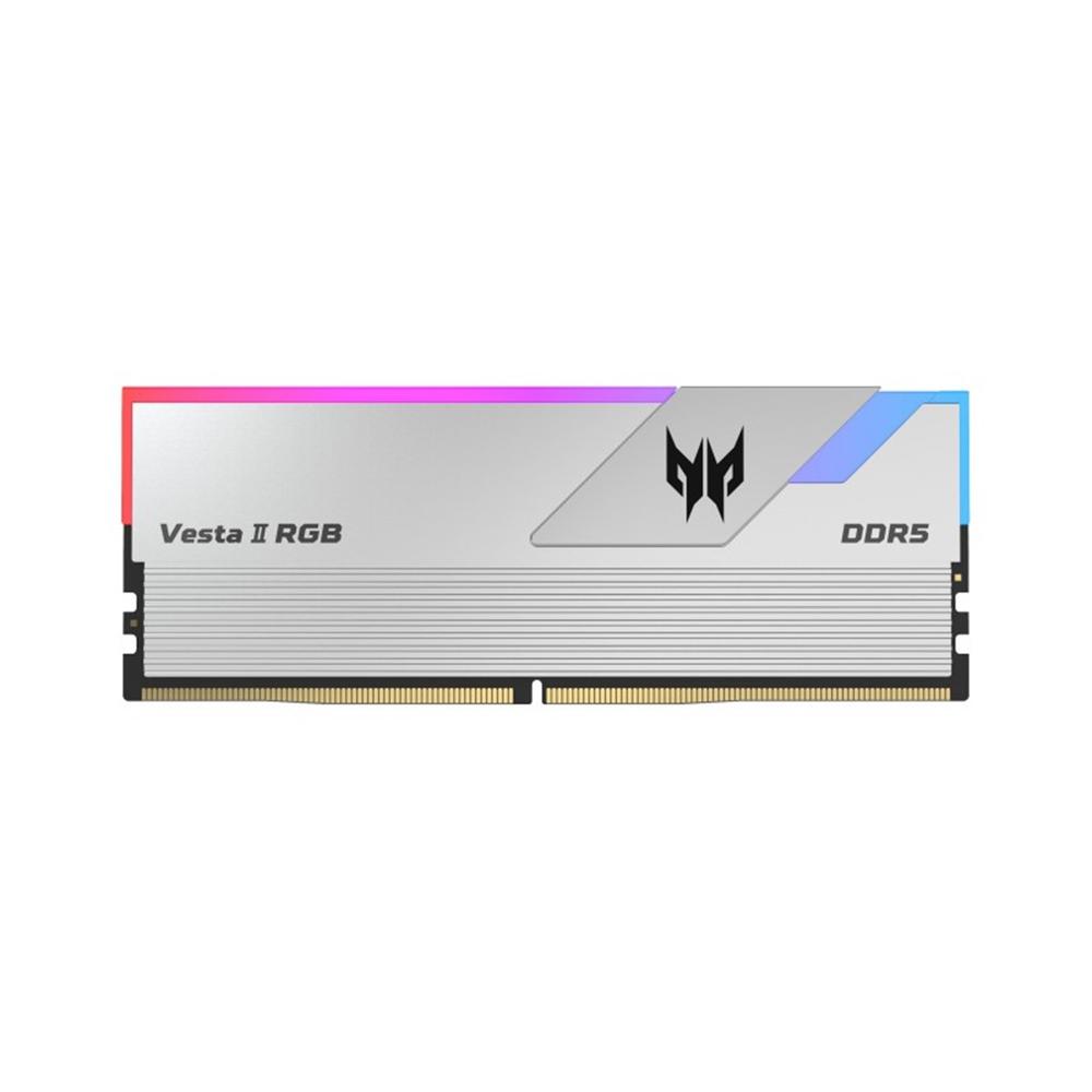 MEMORIA RAM DDR5 32GB 2X16GB ACER PREDATOR VESTA II / DIMM / 6000MT/S CL32 SILVER