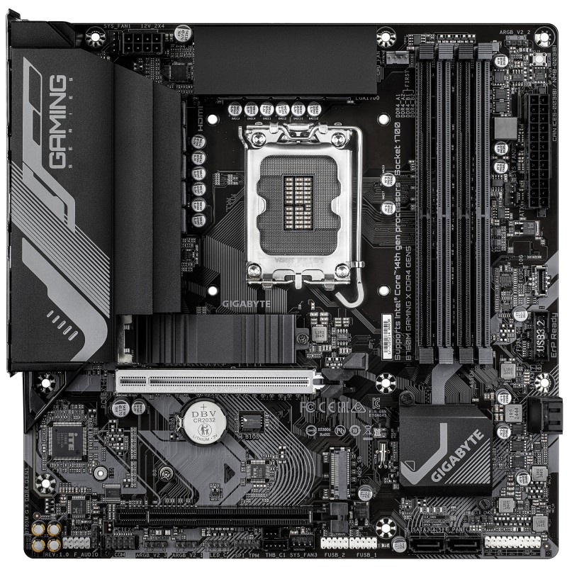 PLACA BASE GIGABYTE B760M GAMING X DDR4 GEN5 1700 MATX 4XDDR4