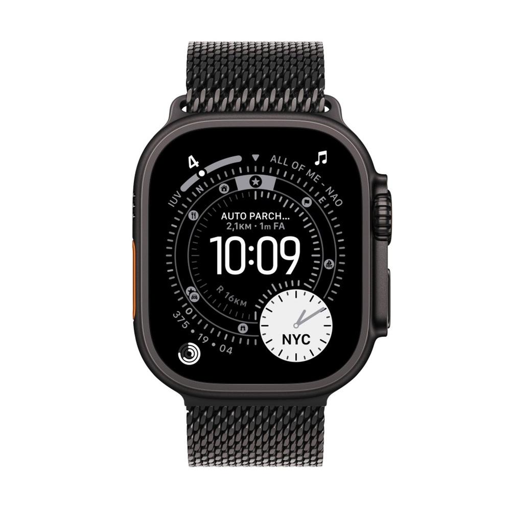 SMARTWATCH APPLE WATCH ULTRA 3 GPS + CELLULAR 49MM BLACK TITANIUM CASE BLACK TITANIUM MILANESE LOOP - M