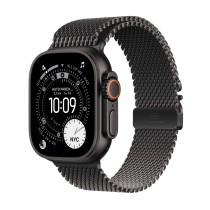 SMARTWATCH APPLE WATCH ULTRA 3 GPS + CELLULAR 49MM BLACK TITANIUM CASE BLACK TITANIUM MILANESE LOOP - M