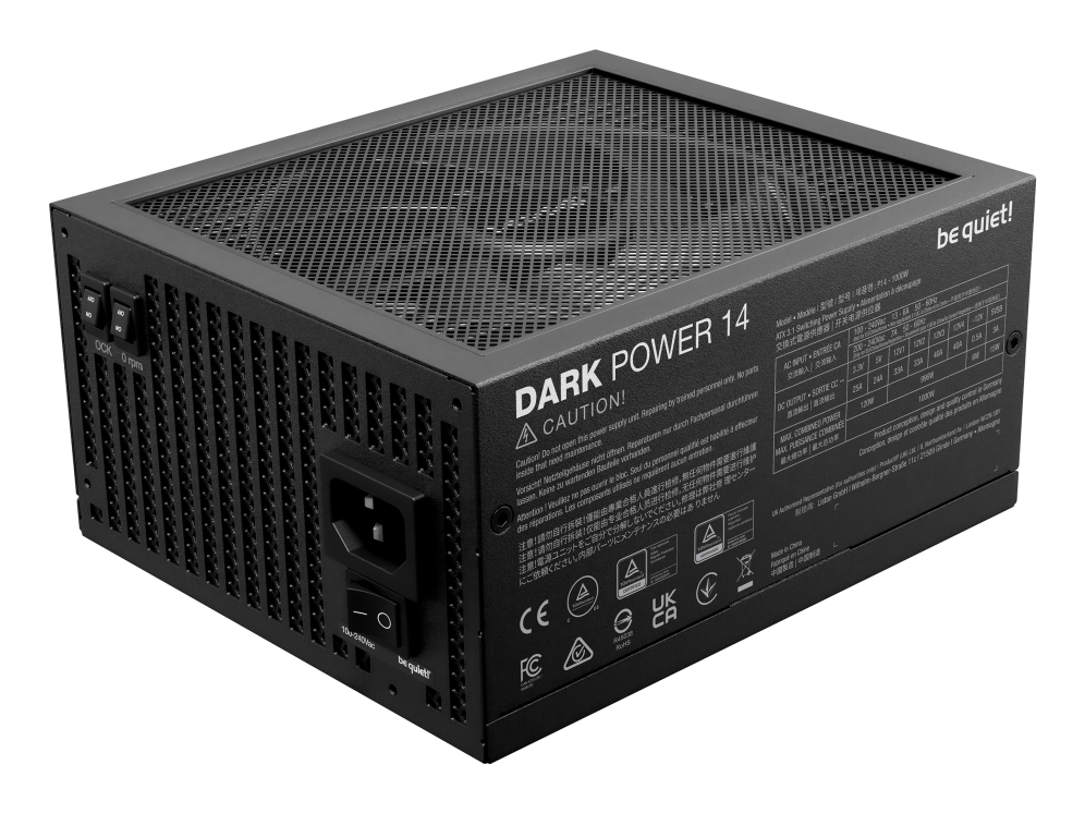 FUENTE ALIMENTACION BEQUIET DARK POWER 14 GAMING ATX 1000W