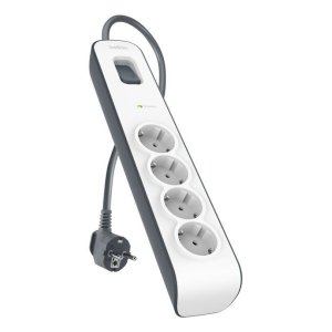 REGLETA ALIMENTACION BELKIN BSV400VF2M-V2 4 TOMAS PROTECCION SOBRETENSION CABLE 2m