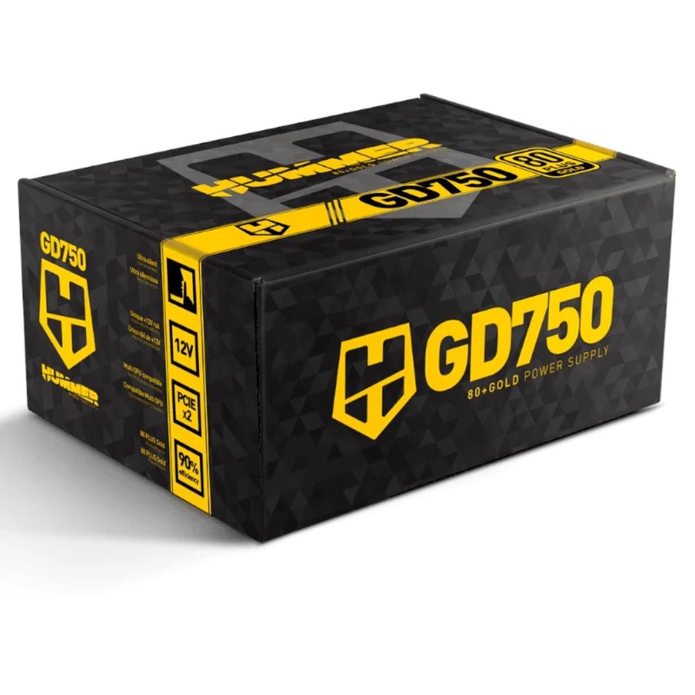 FUENTE ALIMENTACION NOX HUMMER GDM750W GAMING ATX 750W