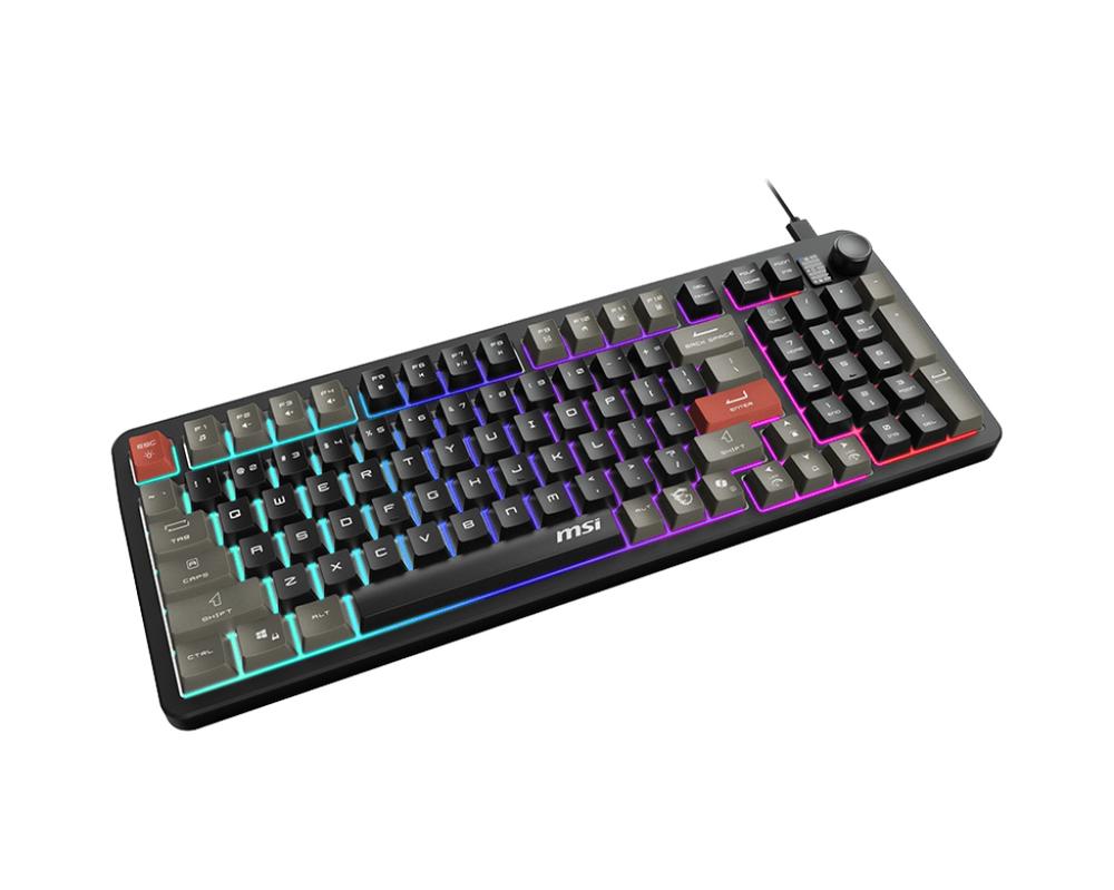 TECLADO GAMING MSI FORGE GK110 NEGRO