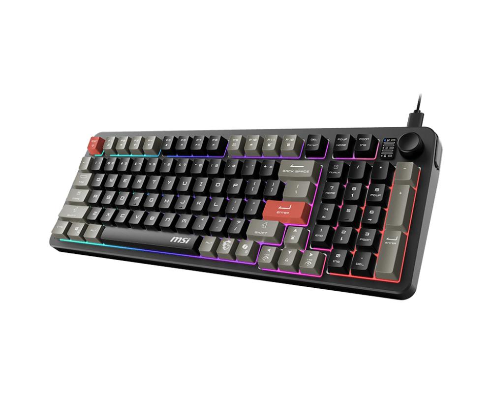 TECLADO GAMING MSI FORGE GK110 NEGRO