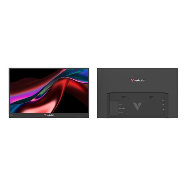 MONITOR LED PORTATIL 15.6" VERBATIM IPS/ FHD/ HDMI/ 60HZ/ 10MS/ VESA 75X75/ TACTIL