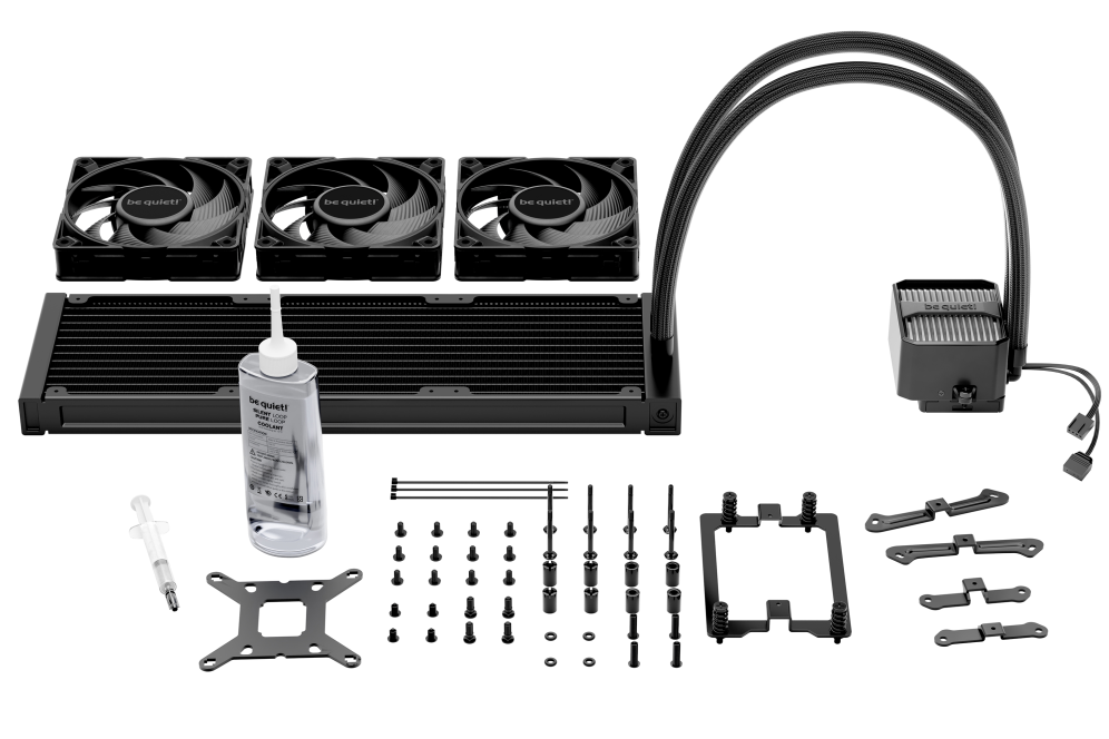 KIT REFRIGERACION LIQUIDA BE QUIET! SILENT LOOP 3 3X 120MM NEGRO