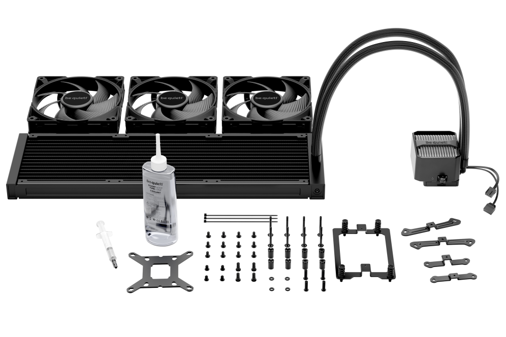 KIT REFRIGERACION LIQUIDA BE QUIET! SILENT LOOP 3 3X 140MM NEGRO