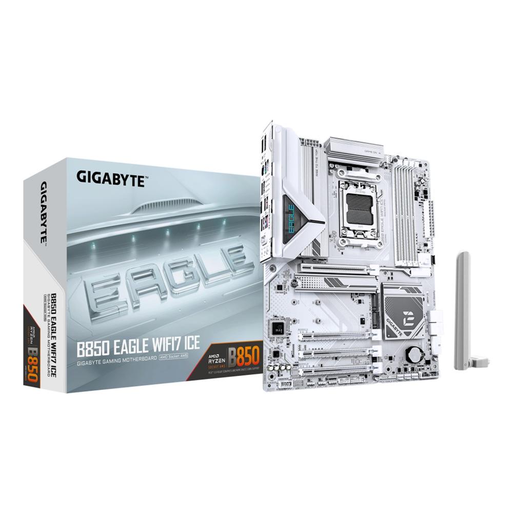 PLACA BASE GIGABYTE B850 EAGLE WIFI7 ICE ATX/ 4X DDR5