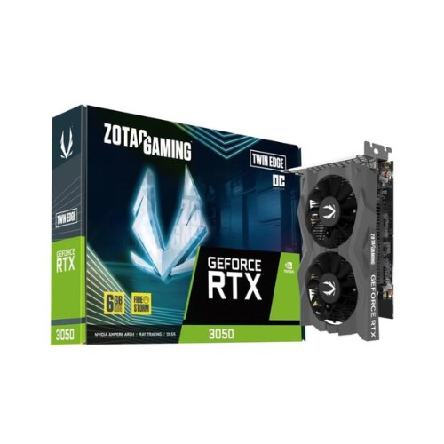 TARJETA GRAFICA ZOTAC RTX 3050 TWIN EDGE OC 6GB