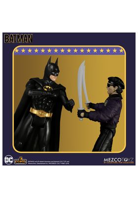 FIGURA MEZCO TOYZ DC UNIVERSE BATMAN 1989 5 POINTS BATMAN 9.5CM