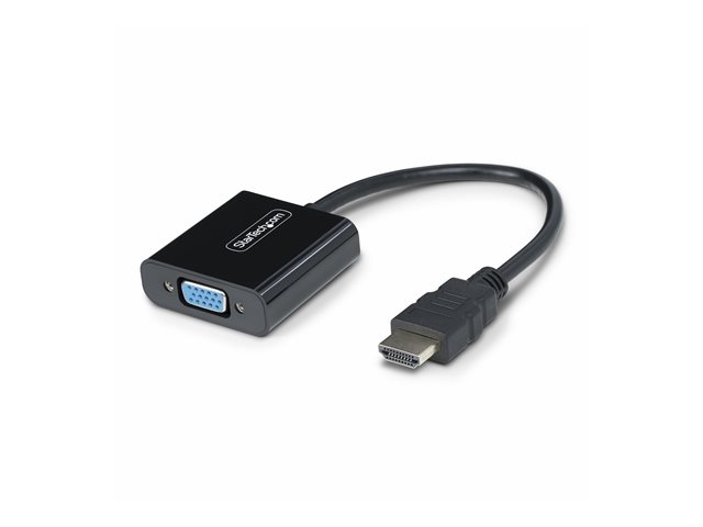 ADAPTADOR HDMI A VGA STARTECH 18.95CM/ MACHO-HEMBRA/ NEGRO