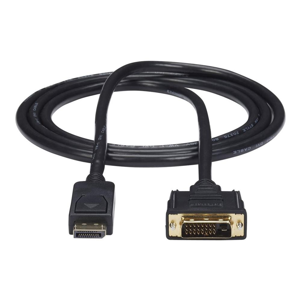 CABLE DISPLAYPORT A DVI-D STARTECH 1.8M/ MACHO-MACHO/ NEGRO
