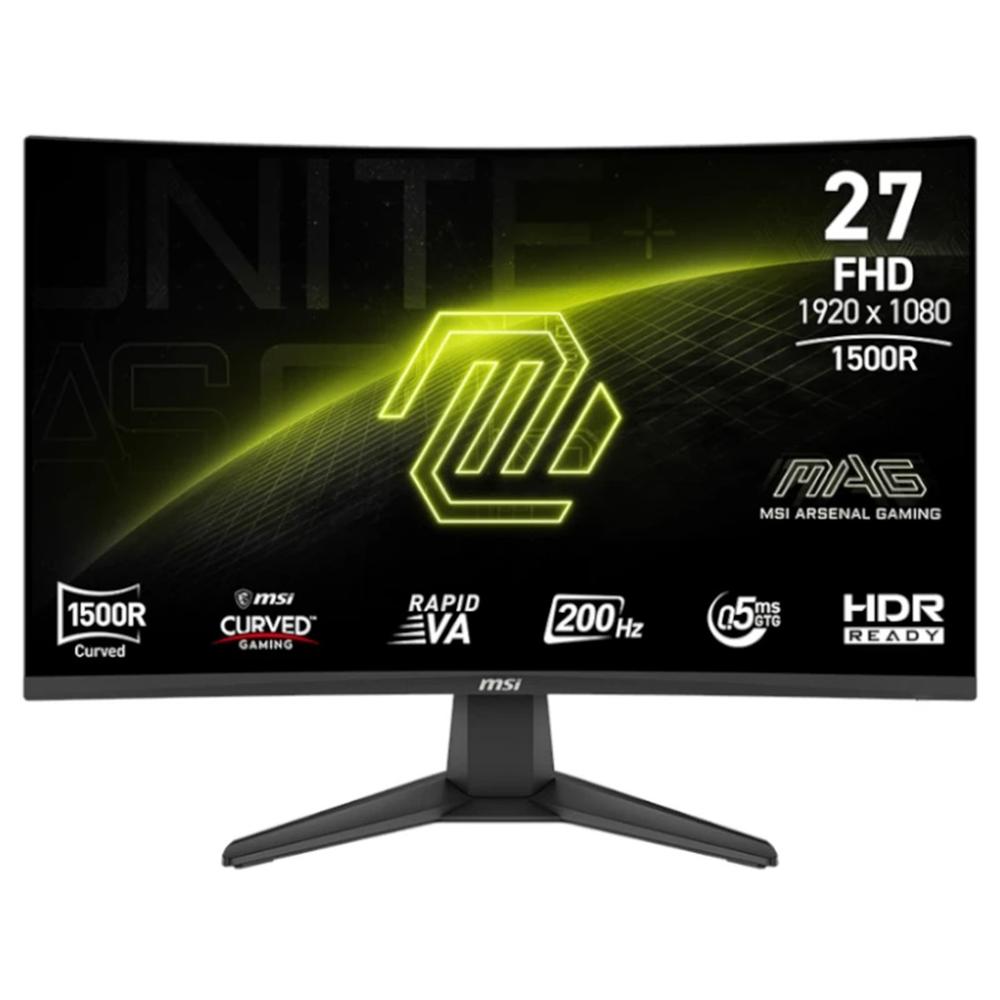 MONITOR LED GAMING 27" MSI MAG276CF E20 CURVO/ VA/ FHD/ DP/ HDMI/ 200HZ/ 0.5MS/ VESA 100X100