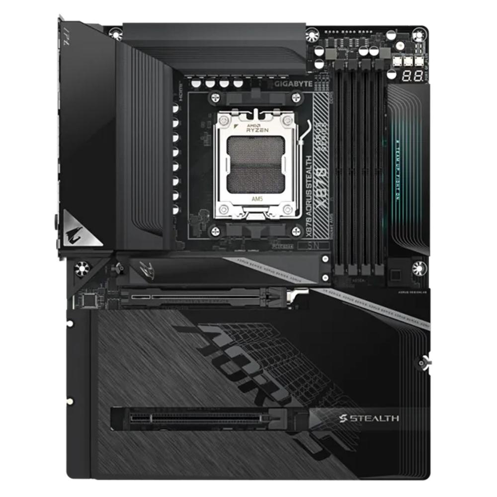 PLACA BASE GIGABYTE X870 AORUS TEALTH AM5 ATX/ 4X DRR5/ 2X SATA3