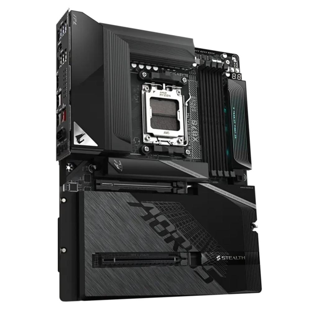 PLACA BASE GIGABYTE X870 AORUS TEALTH AM5 ATX/ 4X DRR5/ 2X SATA3