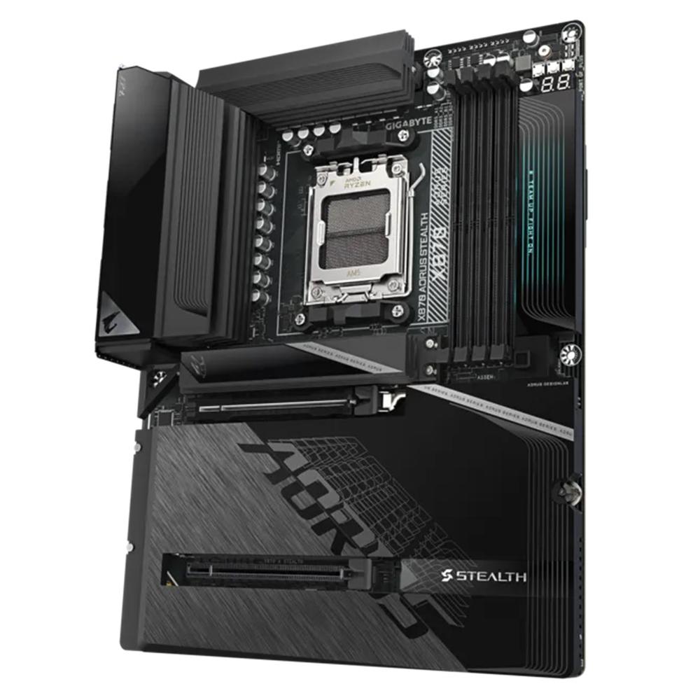 PLACA BASE GIGABYTE X870 AORUS TEALTH AM5 ATX/ 4X DRR5/ 2X SATA3