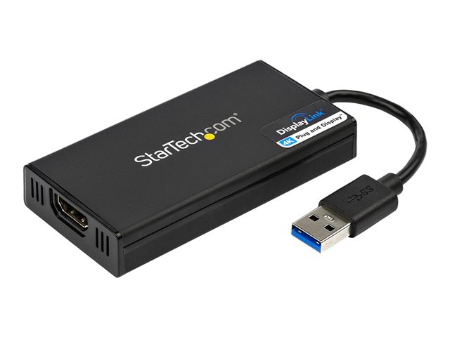 ADAPTADOR USB 3.0 A HDMI 4K STARTECH 0.2M/ MACHO-HEMBRA/ NEGRO