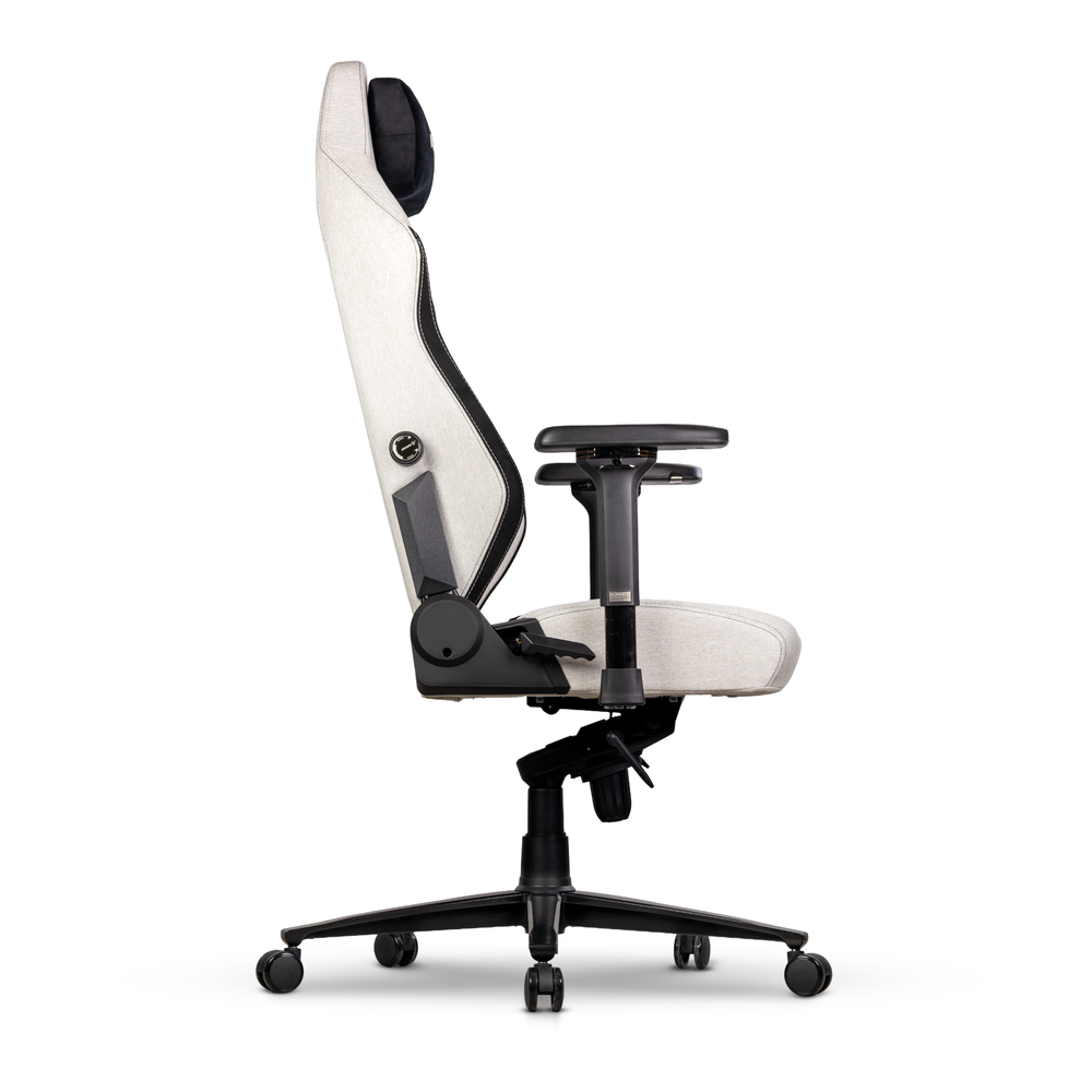 Silla Gaming Phoenix Monarch Remaster Tela Gris y Negro Talla R