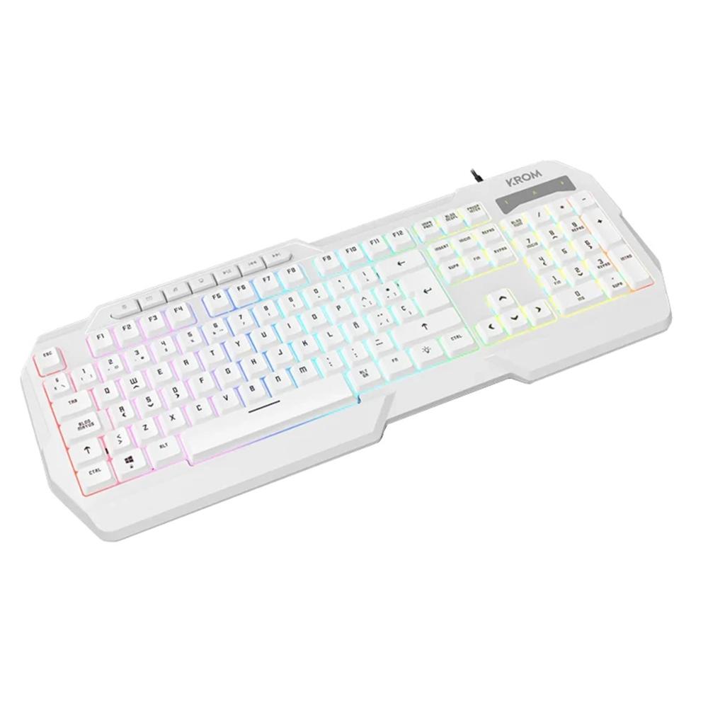 KIT GAMING KROM KENTA PC 4 EN 1 RGB BLANCO