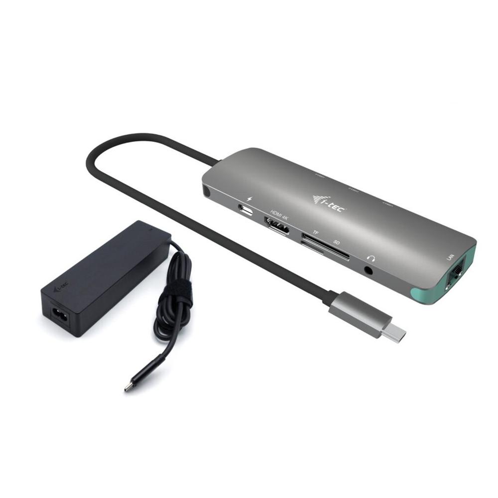 DOCKING STATION I-TEC USB TIPO C 9 EN 1 + CARGADOR 100W