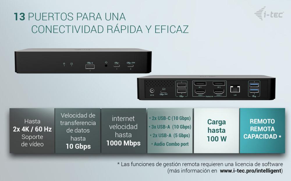 DOCKING STATION I-TEC 13 EN 1