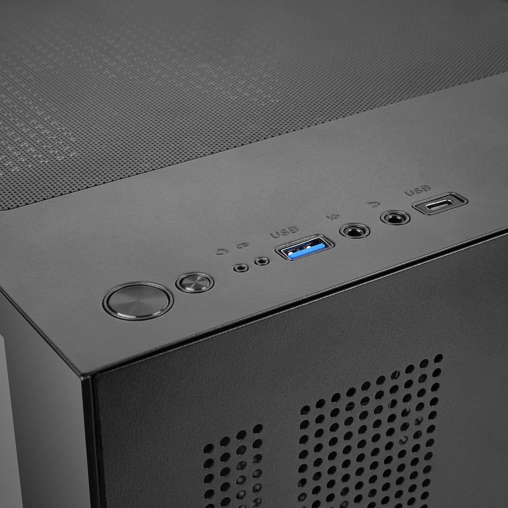 CAJA ORDENADOR MARS GAMING MC-CUBE MATX ARGB CRISTAL TEMPLADO NEGRA