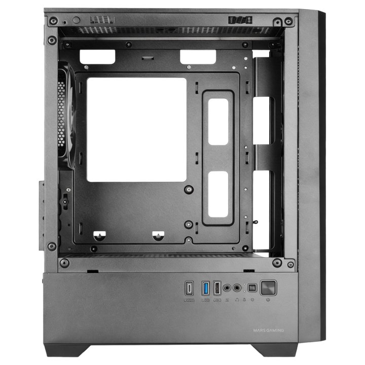 CAJA ORDENADOR MARS GAMING MC-VECTOR MATX ARGB CRISTAL TEMPLADO NEGRA