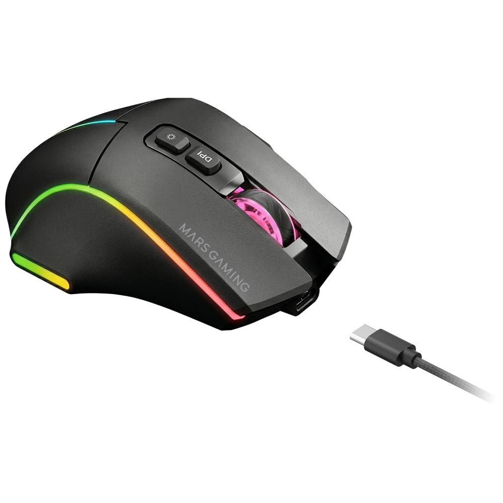 RATON INALAMBRICO MARS GAMING MMW-VECTOR NEGRO