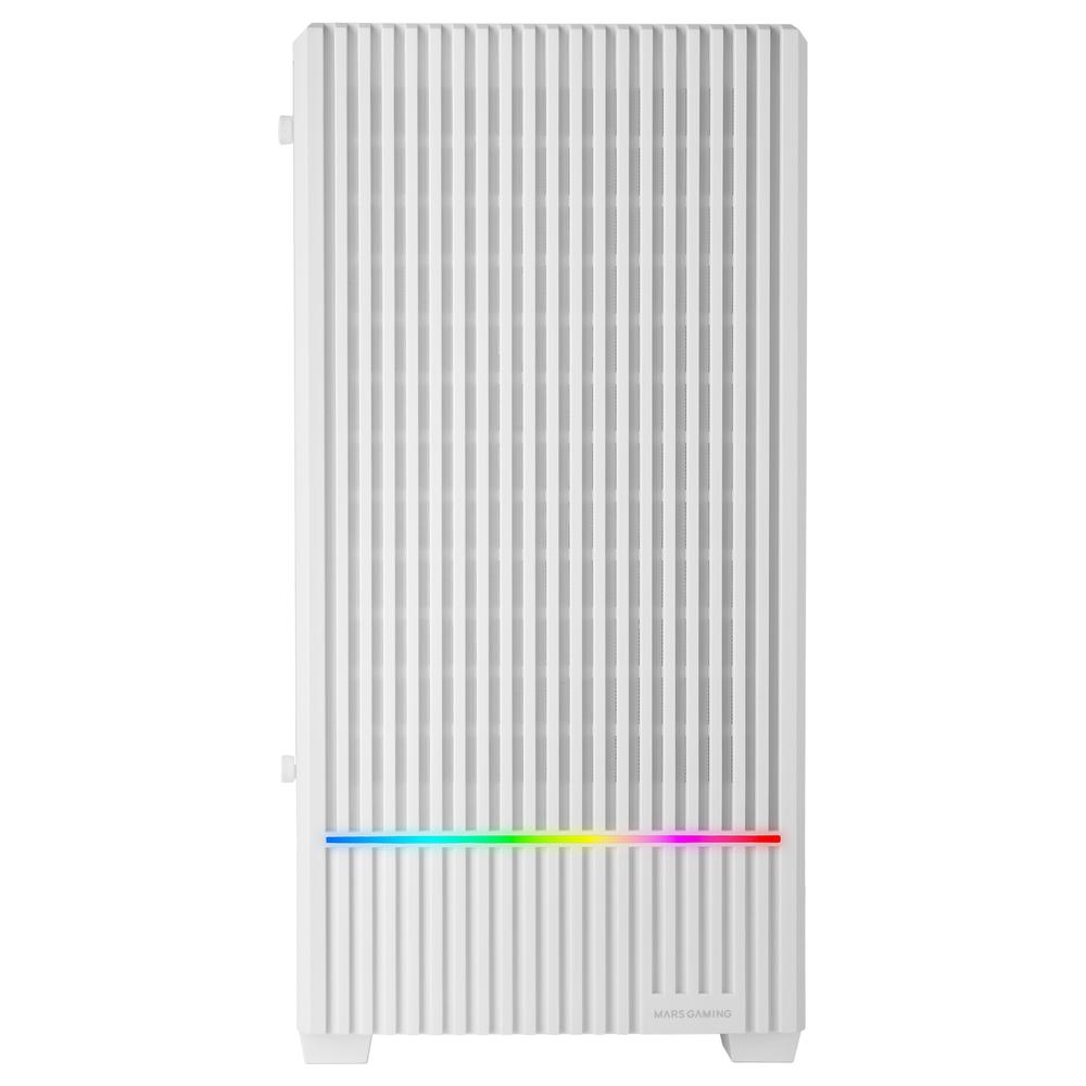 CAJA ORDENADOR MARS GAMING MC-QUANTUM ATX ARGB CRISTAL TEMPLADO BLANCO
