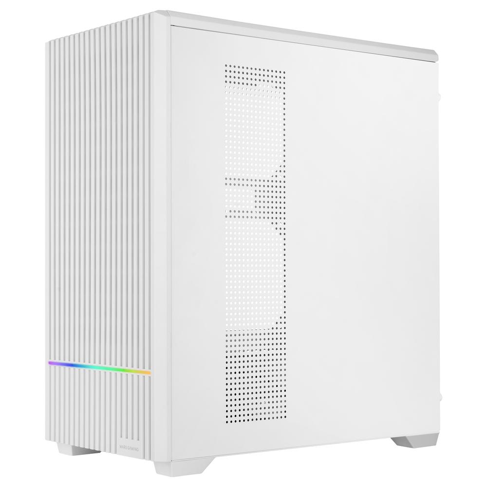 CAJA ORDENADOR MARS GAMING MC-QUANTUM ATX ARGB CRISTAL TEMPLADO BLANCO
